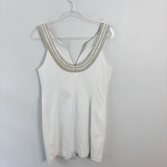 Lilly Pulitzer Valli Shift Dress Resort White Size 12 - Picture 10 of 10